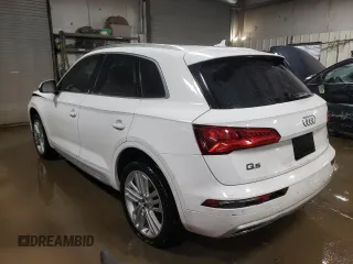 2018 Audi Q5 Premium Plus with VIN WA1BNAFY2J2007240, listed as a Copart auction lot 88902905 with 83,180 mi miles and Salvage Title. Bid and sale history available at carsss.com. Image 2.