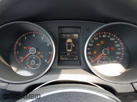 2013 Volkswagen GTI Driver's Edition z VIN WVWHV7AJXDW139382, wystawiony jako Copart lot #52128055 z przebiegiem 78 233 mil mil oraz Szkoda całkowita • Salvage title. Historia ofert i sprzedaży dostępna na DreamBid. Obrazek 9.