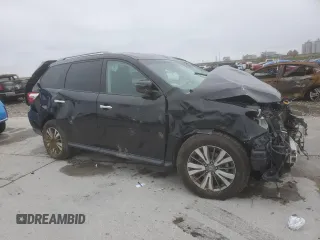 2018 Nissan Pathfinder SV with VIN 5N1DR2MN6JC636152, listed as a Copart auction lot 45975665 with 0 mi miles and Salvage Title. Bid and sale history available at carsss.com. Image 4.