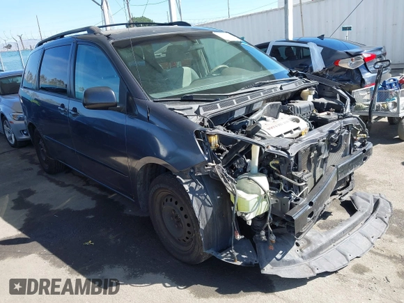 2006 Toyota Sienna CE with VIN 5TDZA23C26S540252, listed as a IAAI auction lot 41877613 with 122,857 mi miles and . Bid and sale history available at DreamBid. Image 1.