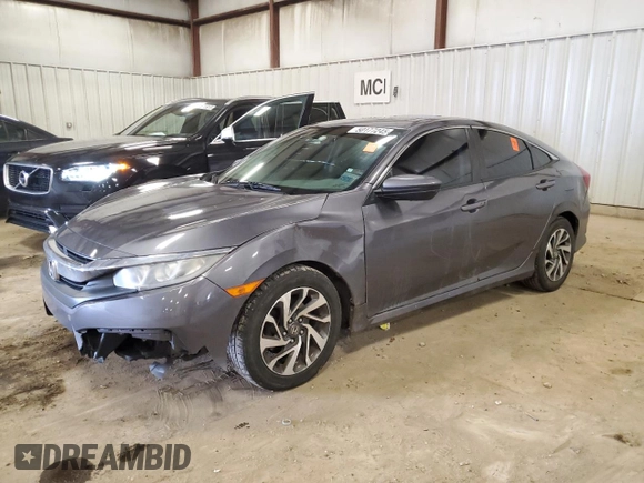 2016 Honda Civic Sedan EX with VIN 19XFC2F71GE039702, listed as a Copart auction lot 50177245 with 229,162 mi miles and Salvage Title. Bid and sale history available at carsss.com. Image 1.