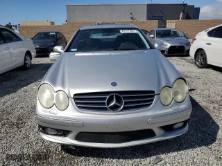 2003 Mercedes-Benz CLK-Class 5.0L with VIN WDBTJ75J33F060438, listed as a Copart auction lot 47317405 with 141,947 mi miles and Salvage Title. Bid and sale history available at carsss.com. Image 5.