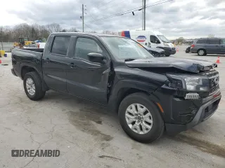2023 Nissan Frontier SV with VIN 1N6ED1EJ9PN650022, listed as a Copart auction lot 49843795 with 37,857 mi miles and Salvage title. Bid and sale history available at DreamBid. Image 4.