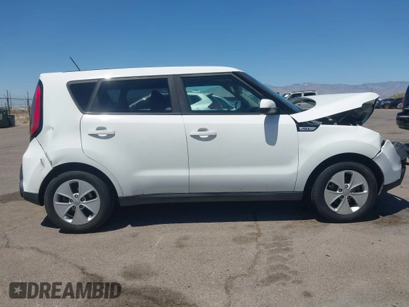 2016 Kia Soul with VIN KNDJN2A26G7357170, listed as a IAAI auction lot 42087410 with 106,560 mi miles. Bid and sale history available at carsss.com. Image 13.