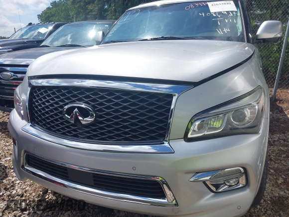 2015 Infiniti QX80 with VIN JN8AZ2NE3F9083992, listed as a IAAI auction lot 42633849 with 157,171 mi miles and . Bid and sale history available at DreamBid. Image 12.