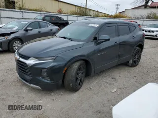 2020 Chevrolet Blazer LT with VIN 3GNKBHRS7LS567039, listed as a Copart auction lot 82210574 with 75,162 mi miles and Salvage title. Bid and sale history available at DreamBid. Image 1.