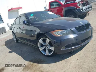 2007 BMW 3 Series 328i with VIN WBAVC53537FZ80622, listed as a IAAI auction lot 41923438 with 112,954 mi miles and . Bid and sale history available at carsss.com. Image 1.