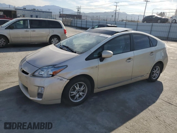 2010 Toyota Prius II with VIN JTDKN3DU7A0216244, listed as a Copart auction lot 50058925 with 109,762 mi miles and Salvage Title. Bid and sale history available at carsss.com. Image 1.