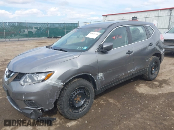 2016 Nissan Rogue S with VIN JN8AT2MV1GW147887, listed as a IAAI auction lot 41973301 with 136,375 mi miles. Bid and sale history available at carsss.com. Image 2.