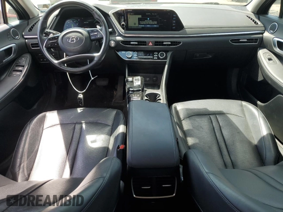 2020 Hyundai Sonata Hybrid Limited with VIN KMHL54JJ3LA010562, listed as a Copart auction lot 51550634 with 34,161 mi miles and Salvage Title. Bid and sale history available at carsss.com. Image 8.