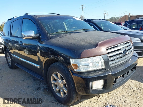 2006 Infiniti QX56 z VIN 5N3AA08C46N808592, wystawiony jako IAAI lot #41483260 z przebiegiem Nie podano mil oraz . Historia ofert i sprzedaży dostępna na DreamBid. Obrazek 1.