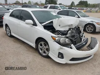 2011 Toyota Corolla L with VIN 2T1BU4EE1BC733675, listed as a IAAI auction lot 41837013 with 173,282 mi miles. Bid and sale history available at carsss.com. Image 1.