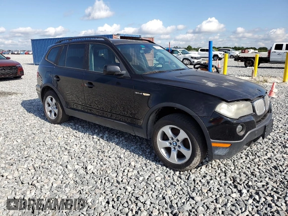 2008 BMW X3 3.0si with VIN WBXPC93468WJ24083, listed as a Copart auction lot 53371395 with 133,518 mi miles and Clean Title. Bid and sale history available at carsss.com. Image 4.
