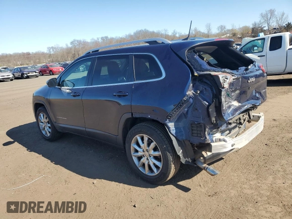 2016 Jeep Cherokee Limited with VIN 1C4PJMDB4GW188401, listed as a Copart auction lot 53507725 with 144,797 mi miles and Salvage Title. Bid and sale history available at DreamBid. Image 2.