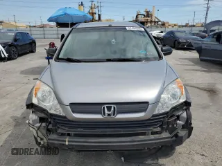 2007 Honda CR-V LX with VIN JHLRE38327C011361, listed as a Copart auction lot 52404595 with 194,296 mi miles and Salvage Title. Bid and sale history available at carsss.com. Image 5.