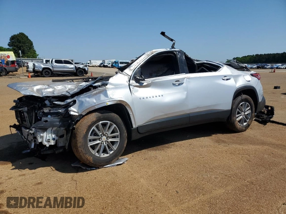 2022 Chevrolet Traverse LT Cloth z VIN 1GNERGKWXNJ117860, wystawiony jako Copart lot #52533485 z przebiegiem Nie podano mil oraz Szkoda całkowita • Salvage title. Historia ofert i sprzedaży dostępna na DreamBid. Obrazek 1.