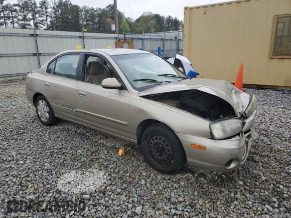 2003 Hyundai Elantra GLS z VIN KMHDN45D43U663926, wystawiony jako Copart lot #50036625 z przebiegiem 152 174 mil mil oraz Szkoda całkowita • Salvage title. Historia ofert i sprzedaży dostępna na DreamBid. Obrazek 4.