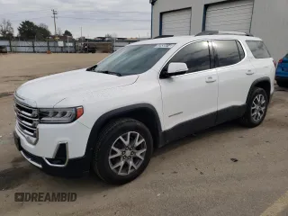 2020 GMC Acadia SLT with VIN 1GKKNUL43LZ169207, listed as a Copart auction lot 43418874 with 42,587 mi miles and Salvage title. Bid and sale history available at DreamBid. Image 1.