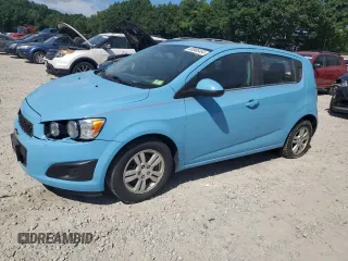 2014 Chevrolet Sonic LT with VIN 1G1JC6SBXE4155113, listed as a Copart auction lot 60866464 with 99,695 mi miles and Salvage Title. Bid and sale history available at carsss.com. Image 1.