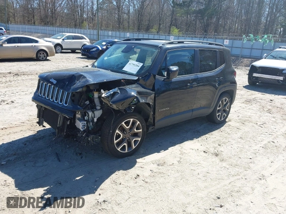 2016 Jeep Renegade Latitude with VIN ZACCJABT1GPD41970, listed as a IAAI auction lot 41795204 with 124,997 mi miles and . Bid and sale history available at carsss.com. Image 18.