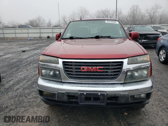 2010 GMC Canyon SLE1 with VIN 1GTJTCDE6A8108290, listed as a Copart auction lot 85456084 with 116,622 mi miles and Clean Title. Bid and sale history available at carsss.com. Image 5.