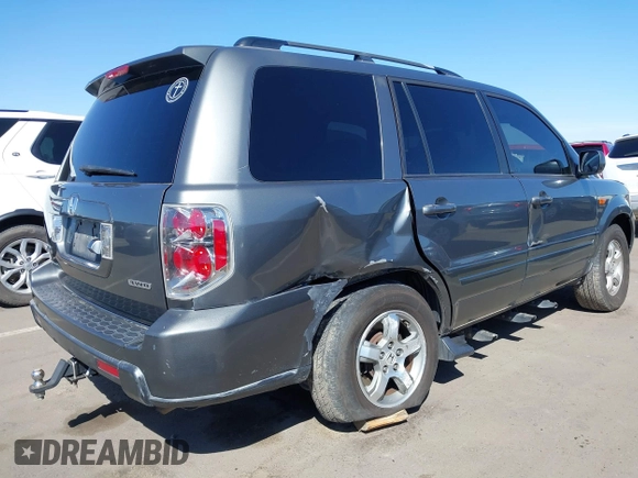 2008 Honda Pilot EX-L with VIN 5FNYF18778B033826, listed as a IAAI auction lot 41836242 with 230,195 mi miles and . Bid and sale history available at DreamBid. Image 6.