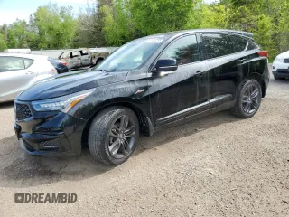 2021 Acura RDX w/A-Spec Package z VIN 5J8TC2H62ML804847, wystawiony jako Copart lot #58600255 z przebiegiem 84 379 mil mil oraz Szkoda całkowita • Salvage title. Historia ofert i sprzedaży dostępna na DreamBid. Obrazek 1.