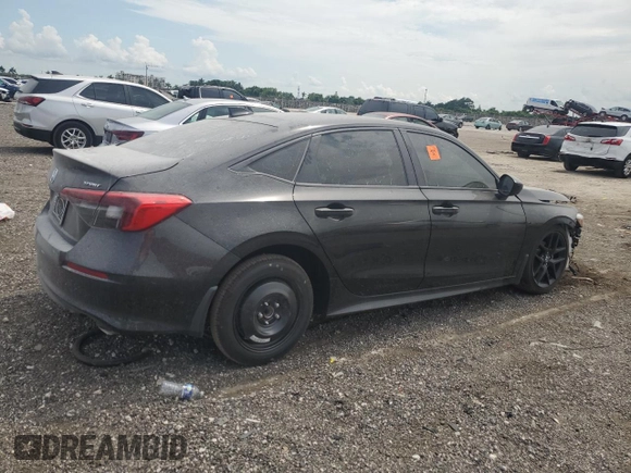 2024 Honda Civic Sport z VIN 2HGFE2F54RH594533, wystawiony jako Copart lot #64749274 z przebiegiem Nie podano mil oraz Nie do naprawy • Non repairable. Historia ofert i sprzedaży dostępna na DreamBid. Obrazek 3.