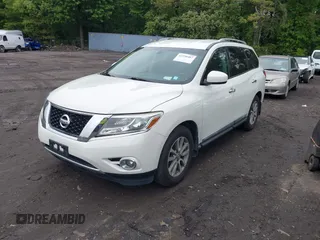 2014 Nissan Pathfinder S z VIN 5N1AR2MM4EC641494, wystawiony jako IAAI lot #42298487 z przebiegiem 142 360 mil mil oraz . Historia ofert i sprzedaży dostępna na DreamBid. Obrazek 2.