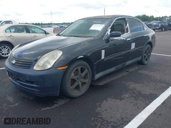 2003 Infiniti G35 z VIN JNKCV51E43M302425, wystawiony jako IAAI lot #42247577 z przebiegiem 157 195 mil mil oraz . Historia ofert i sprzedaży dostępna na DreamBid. Obrazek 2.