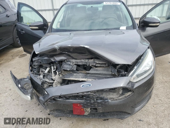 2015 Ford Focus SE with VIN 1FADP3F27FL357339, listed as a Copart auction lot 51791885 with 158,017 mi miles and Salvage Title. Bid and sale history available at carsss.com. Image 12.