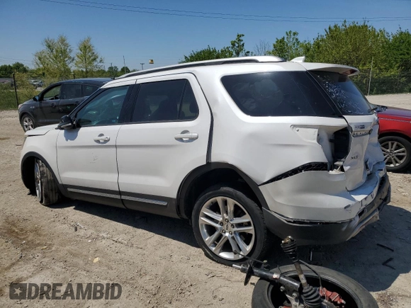 2017 Ford Explorer XLT with VIN 1FM5K7D82HGB87829, listed as a Copart auction lot 56467865 with 133,683 mi miles and Salvage title. Bid and sale history available at DreamBid. Image 2.