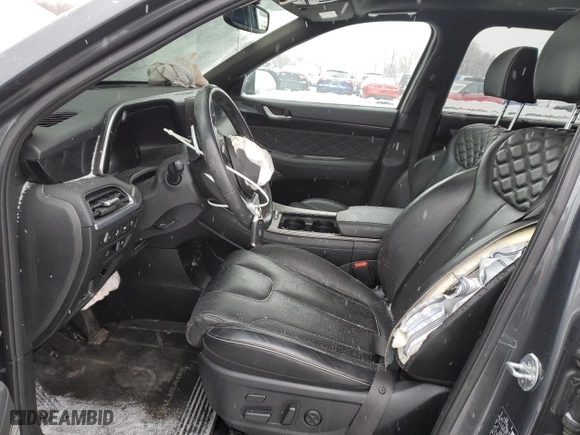 2022 Hyundai Palisade Calligraphy with VIN KM8R7DHE7NU411143, listed as a Copart auction lot 45398855 with 60,546 mi miles and Salvage Title. Bid and sale history available at carsss.com. Image 7.