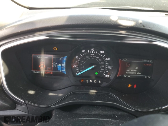 2020 Ford Fusion Titanium with VIN 3FA6P0D91LR130717, listed as a Copart auction lot 53095765 with 94,535 mi miles and Salvage title. Bid and sale history available at DreamBid. Image 9.