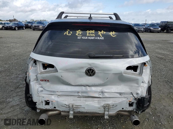 2019 Volkswagen Golf GTI S with VIN 3VW5T7AU4KM030347, listed as a Copart auction lot 48943025 with 49,636 mi miles and Salvage Title. Bid and sale history available at carsss.com. Image 6.