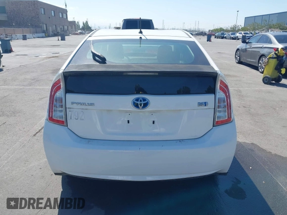2012 Toyota Prius One with VIN JTDKN3DU9C1551440, listed as a IAAI auction lot 42147982 with 17,345 mi miles. Bid and sale history available at carsss.com. Image 16.