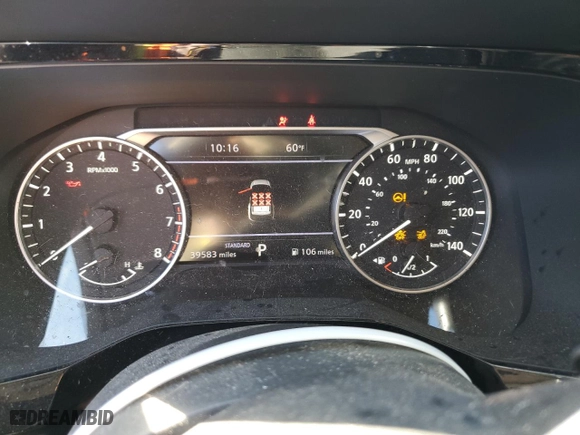 2022 Nissan Pathfinder SL with VIN 5N1DR3CA6NC248946, listed as a Copart auction lot 49400935 with 39,583 mi miles and Salvage Title. Bid and sale history available at carsss.com. Image 9.