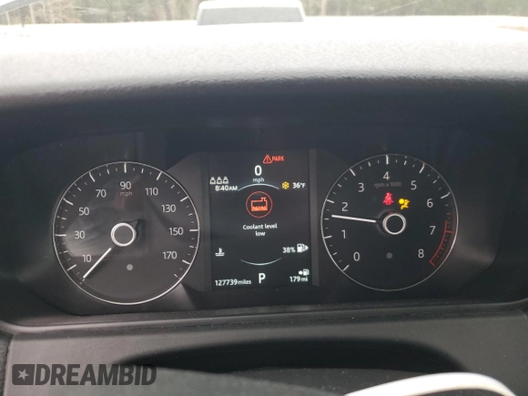 2019 Land Rover Range Rover Velar with VIN SALYA2EX5KA214621, listed as a Copart auction lot 45484305 with 127,739 mi miles and Salvage title. Bid and sale history available at DreamBid. Image 9.