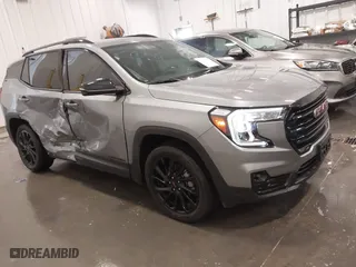2024 GMC Terrain SLT with VIN 3GKALVEG6RL390542, listed as a IAAI auction lot 41770620 with 712 mi miles. Bid and sale history available at carsss.com. Image 1.