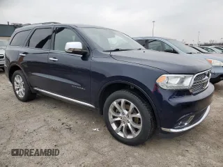 2017 Dodge Durango Citadel with VIN 1C4RDJEG8HC814558, listed as a Copart auction lot 83306564 with 103,361 mi miles and Clean Title. Bid and sale history available at carsss.com. Image 4.