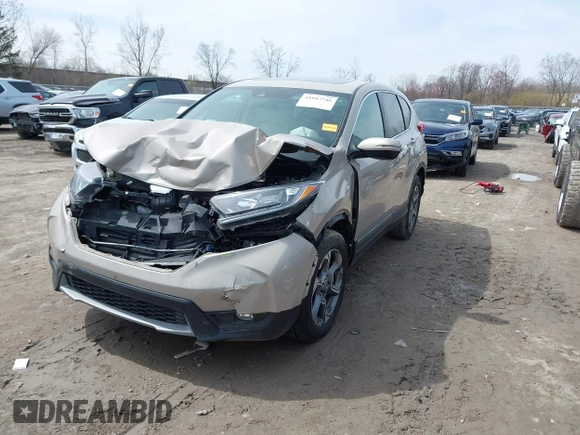 2017 Honda CR-V EX-L with VIN 5J6RW2H85HL058587, listed as a IAAI auction lot 41947746 with 74,980 mi miles. Bid and sale history available at carsss.com. Image 17.