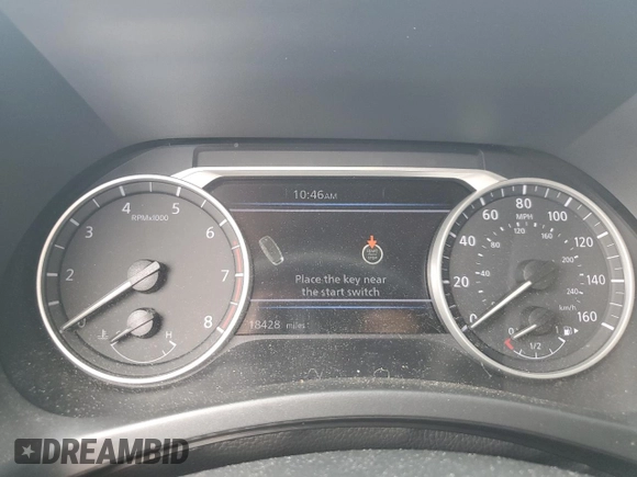 2024 Nissan Sentra SR with VIN 3N1AB8DVXRY329815, listed as a Copart auction lot 56524915 with 18,428 mi miles and Salvage title. Bid and sale history available at DreamBid. Image 9.
