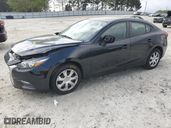 2018 Mazda 3 Sport with VIN 3MZBN1U75JM166548, listed as a Copart auction lot 50704795 with 130,342 mi miles and Salvage Title. Bid and sale history available at DreamBid. Image 1.