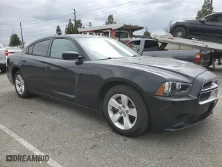 2013 Dodge Charger SE with VIN 2C3CDXBG1DH550348, listed as a Copart auction lot 53571775 with 154,665 mi miles and Salvage Title. Bid and sale history available at carsss.com. Image 4.