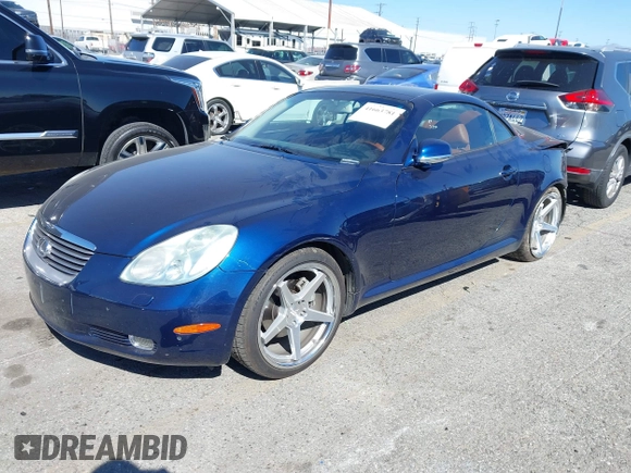 2005 Lexus SC with VIN JTHFN48Y550070516, listed as a IAAI auction lot 41663781 with Not Provided miles. Bid and sale history available at carsss.com. Image 17.