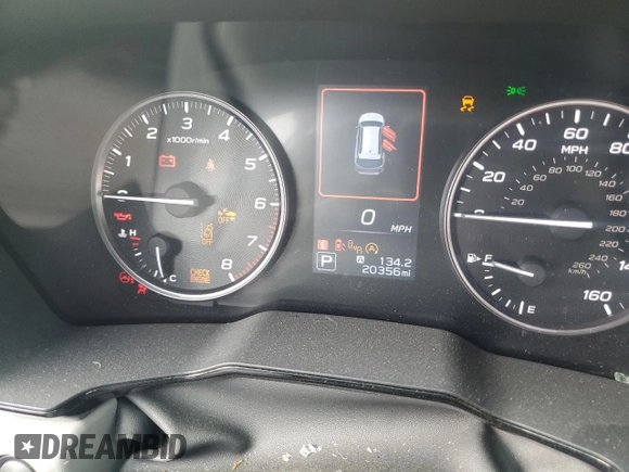 2020 Subaru Outback Premium with VIN 4S4BTAEC2L3155561, listed as a Copart auction lot 64172805 with 20,356 mi miles and Salvage title. Bid and sale history available at DreamBid. Image 9.