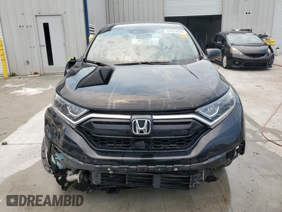 2020 Honda CR-V EX with VIN 2HKRW1H53LH413212, listed as a Copart auction lot 57423095 with 143,553 mi miles and Salvage title. Bid and sale history available at DreamBid. Image 5.