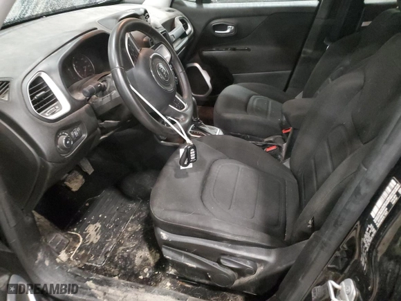 2018 Jeep Renegade Latitude with VIN ZACCJBBB3JPJ21604, listed as a Copart auction lot 48990675 with 169,740 mi miles and Non Repairable. Bid and sale history available at carsss.com. Image 7.
