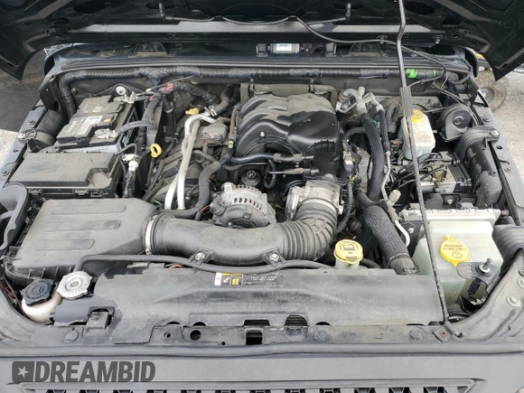 2017 Jeep Wrangler Unlimited Sport with VIN 1C4BJWDG6HL678021, listed as a Copart auction lot 54224725 with 97,644 mi miles and Salvage title. Bid and sale history available at DreamBid. Image 12.