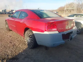2008 Dodge Charger with VIN 2B3KA43R08H113348, listed as a IAAI auction lot 41851192 with 203,642 mi miles. Bid and sale history available at carsss.com. Image 3.